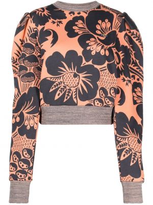 Raštuotas gėlėtas medvilninis džemperis Vivienne Westwood
