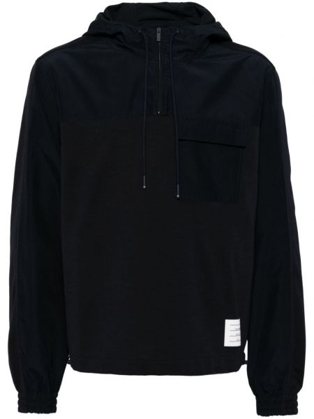 Zip hoodie Thom Browne mavi