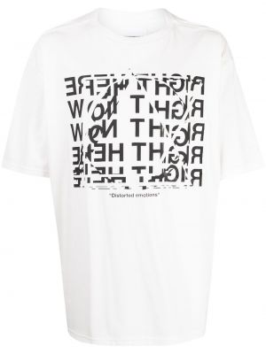 T-shirt con stampa Takahiromiyashita The Soloist bianco