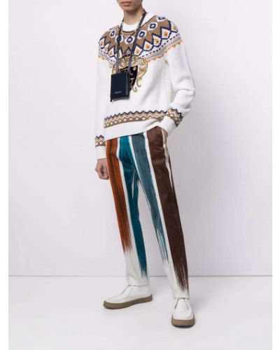 Pantalones rectos a rayas Dolce & Gabbana