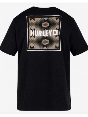Повседневная футболка с коротким рукавом Hurley черная