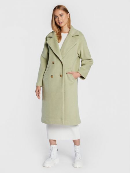 Переходное пальто стандартного кроя Glamorous зеленый
