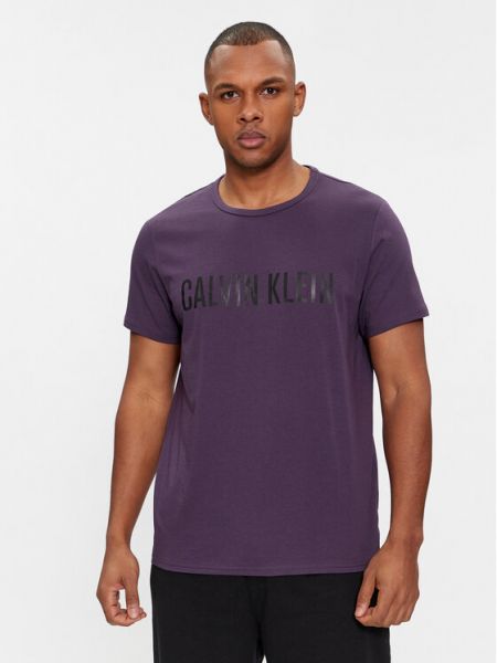 Тениска Calvin Klein Underwear виолетово
