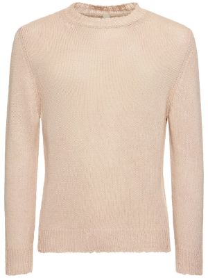 Памучен ленен пуловер Giorgio Brato
