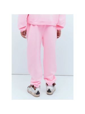 Spodnie sportowe bawełniane Erl różowe