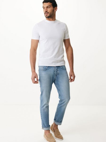 Białe proste jeansy Mexx
