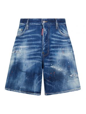 Niebieskie szorty jeansowe Dsquared2