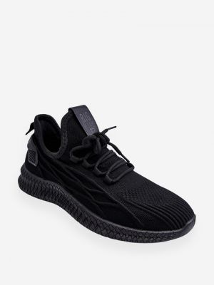 Sneakers slip-on με μοτίβο αστέρια Big Star Shoes μαύρο