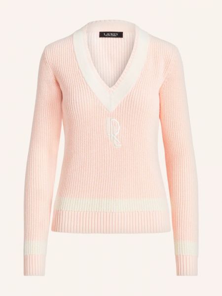 Пуловер Lauren Ralph Lauren розовый