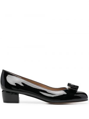 Rosett pumps Ferragamo svart