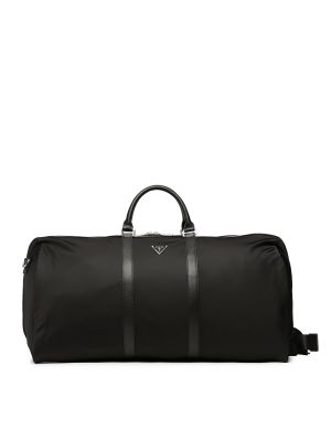 Cestovní taška z nylonu Guess černá