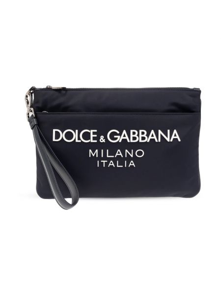 Nylonowa torebka Dolce And Gabbana niebieska