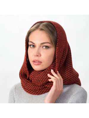 Красный шерстяной шарф Fomas