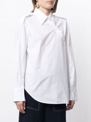 Asymetrická košile Eudon Choi bílá