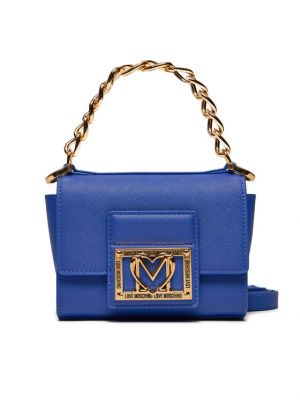 Τσάντα χιαστί Love Moschino μπλε