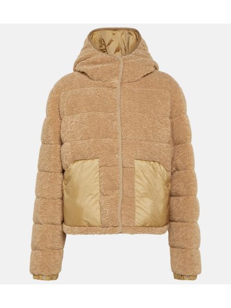 Dunjakke Moncler beige