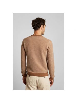 Suéter de lana de tejido jacquard L'exception Paris beige