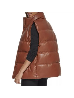 Кожаная куртка из искусственной кожи Levi’s® коричневая