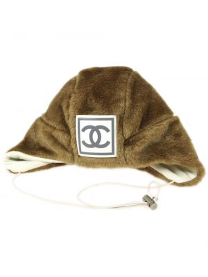 Кожа шапка Chanel Pre-owned