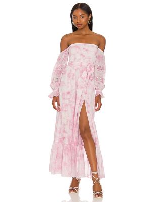 Платье миди с завязками Tularosa, розовое