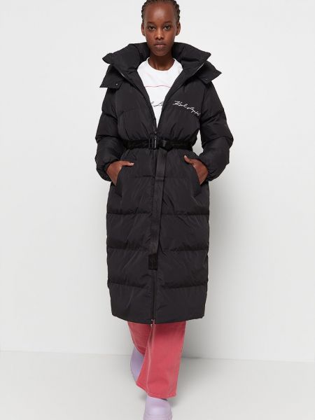 Płaszcz zimowy Karl Lagerfeld czarny