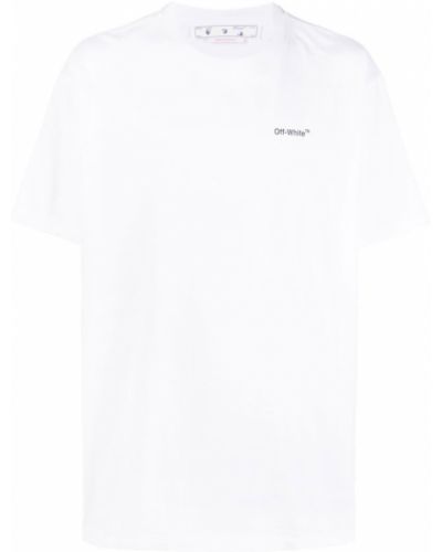 Trykt t-skjorte Off-white hvit