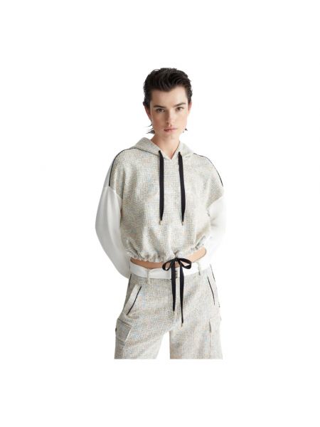 Bluza z kapturem Liu Jo Sport biała
