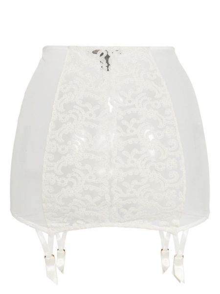 Spódnica koronkowa Kiki De Montparnasse biała