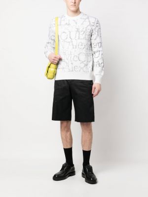 Pullover mit print mit rundem ausschnitt Alexander Mcqueen