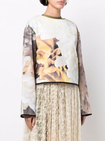 Bluza dresowa w kwiatki z nadrukiem Atu Body Couture