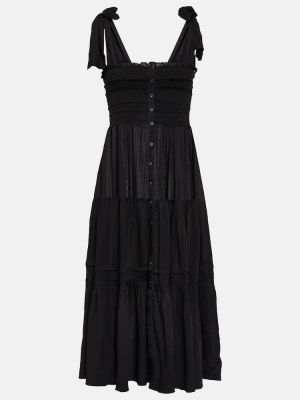 Μίντι φόρεμα Poupette St Barth μαύρο