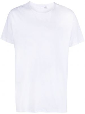 Koszulka bawełniana z okrągłym dekoltem Comme Des Garcons Shirt biała
