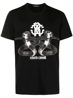 T-shirt Roberto Cavalli svart