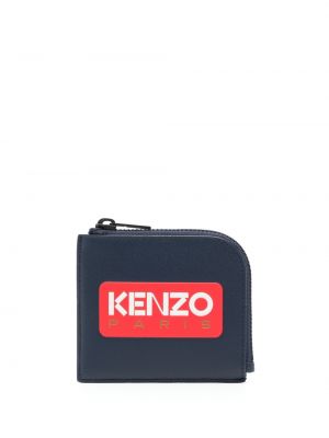 Geldbörse mit reißverschluss mit print Kenzo blau