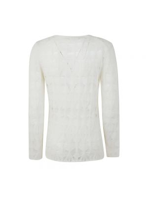 Jersey de punto de tela jersey elegante Comme Des Garçons blanco