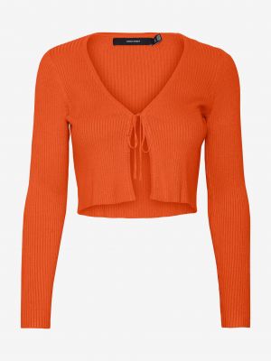 Oranžový kardigan Vero Moda