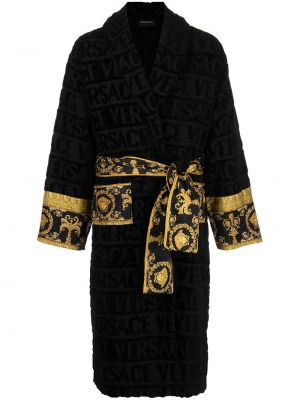 Жакардов халат с принт Versace