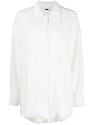 Bavlněná košile Ymc bílá