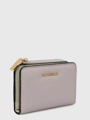 Kožni novčanik Coccinelle siva