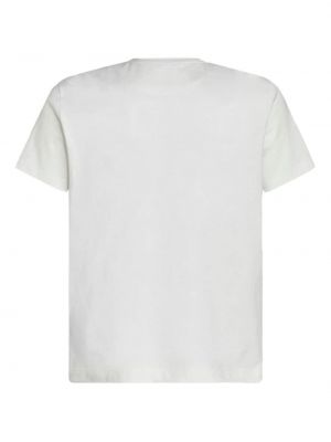 Raštuotas medvilninis marškinėliai su paisley raštu Etro balta