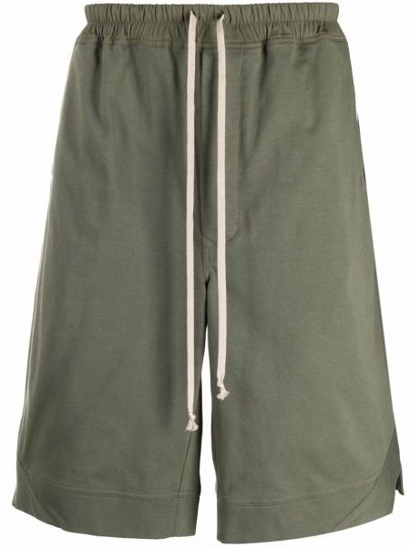 Pantalones cortos deportivos con cordones Rick Owens verde