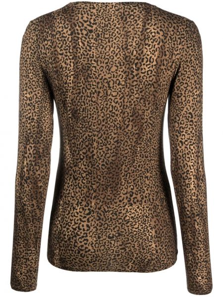 Leopardí tričko s potiskem Majestic Filatures