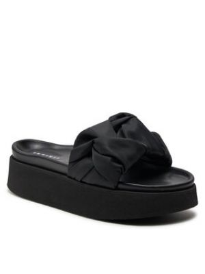 Květinové sandály Inuikii černé