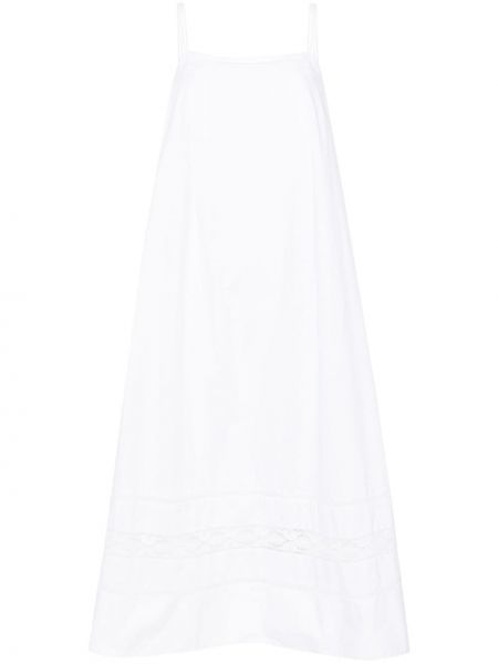 Βαμβακερή φόρεμα Soeur λευκό