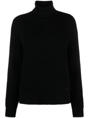 Sweter wełniany Jacob Cohen czarny
