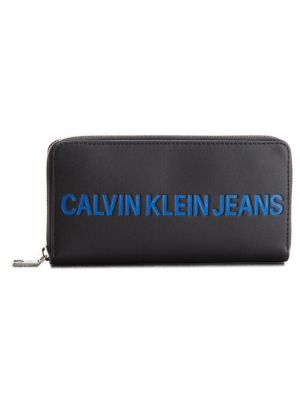 Peněženka na zip Calvin Klein Jeans černá
