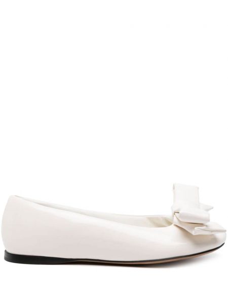 Ниски обувки с панделка Loewe бяло