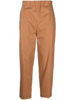 Pantalon slim en coton Laneus marron