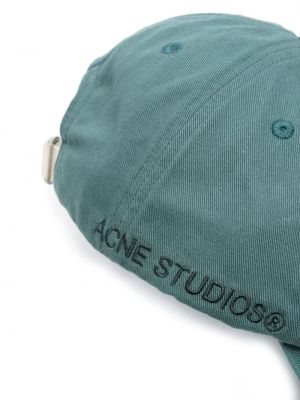 Cap mit stickerei Acne Studios grün