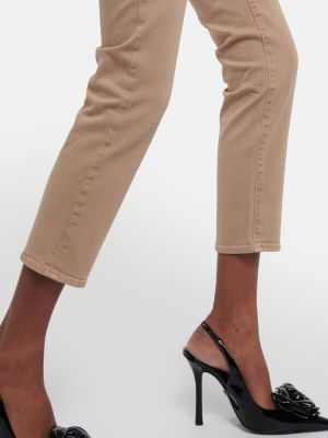 Slim fit skinny jeans 7 For All Mankind beige